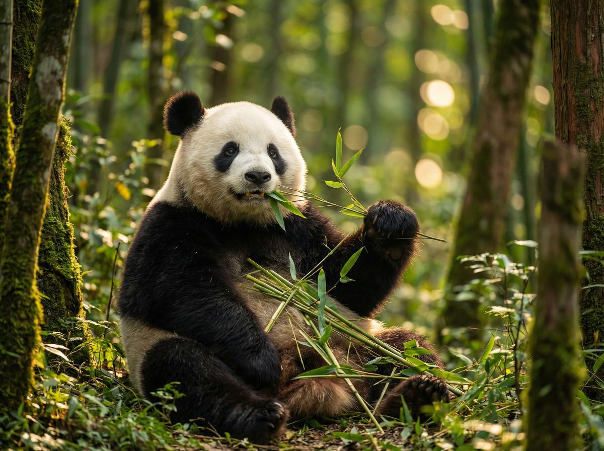 网红主播熊猫保护视频